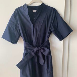 Everlane Navy Shirt Dress